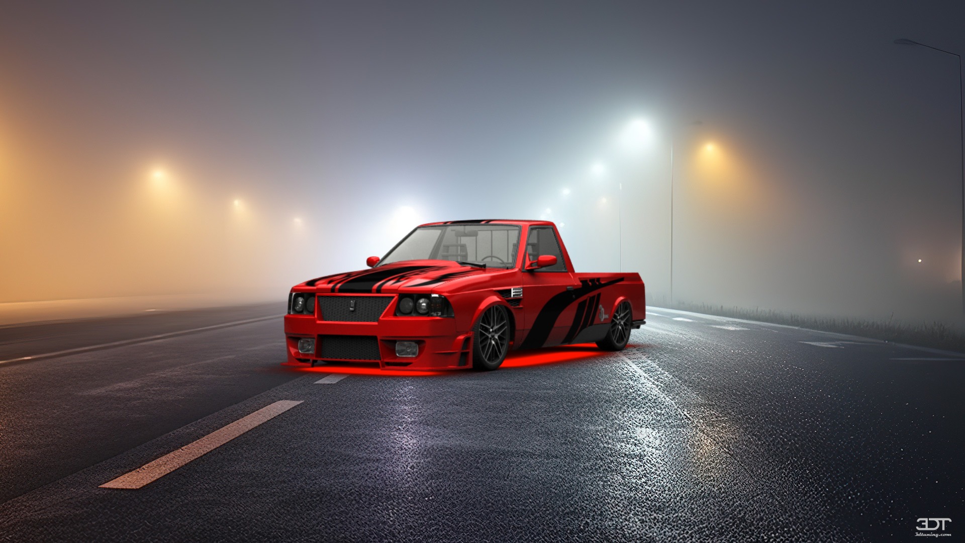 Tuning Moskvich 2335 Pickup 1993