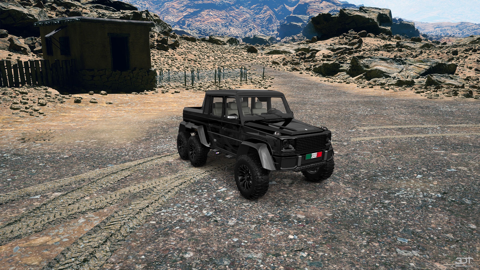 Mercedes G 63 AMG 6x6 4 Door pickup truck 2013