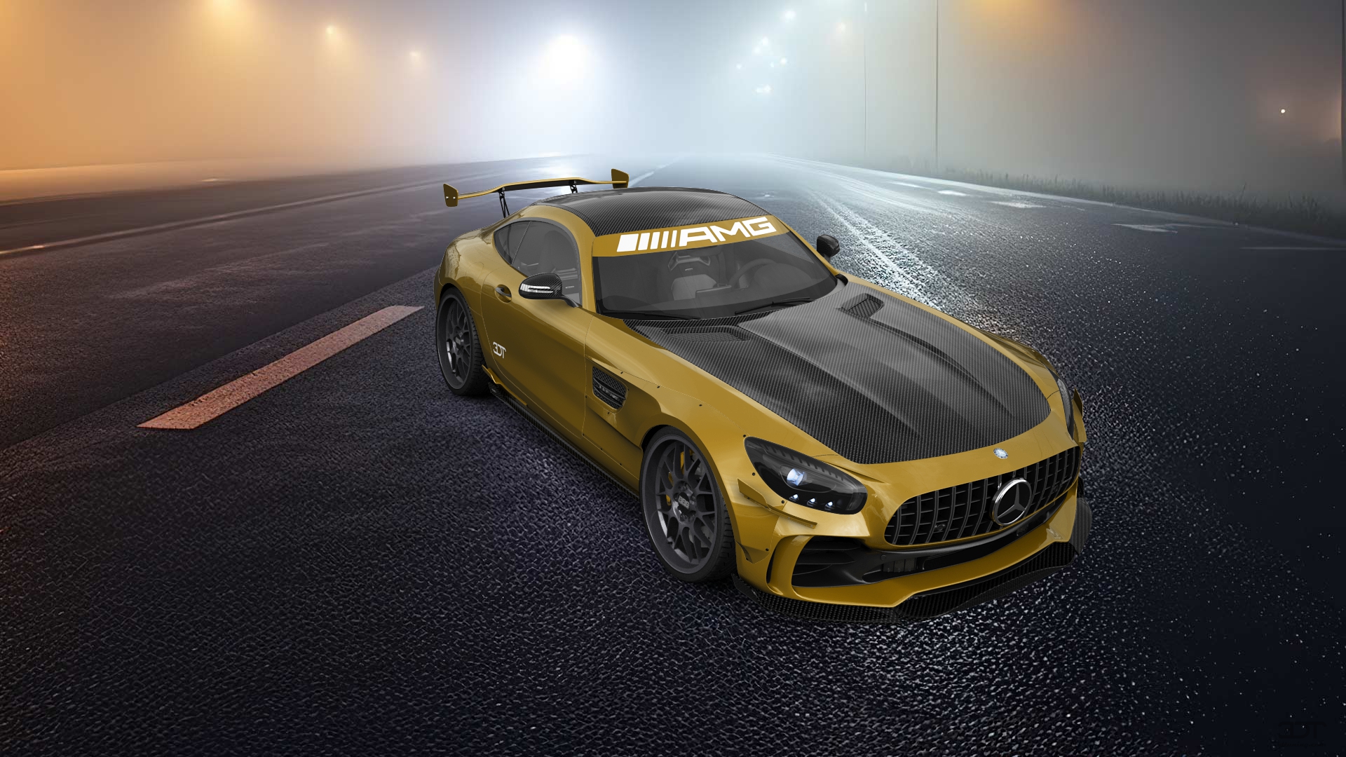 Mercedes AMG GT 2 door fastback coupe 2016 tuning