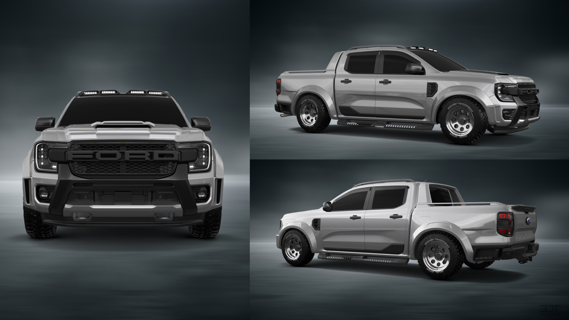 Ford Ranger 4 Door pickup truck 2022 tuning