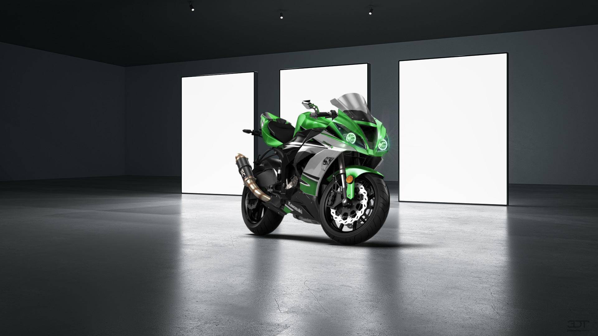Kawasaki Ninja ZX 6R Sport Bike 2015 tuning