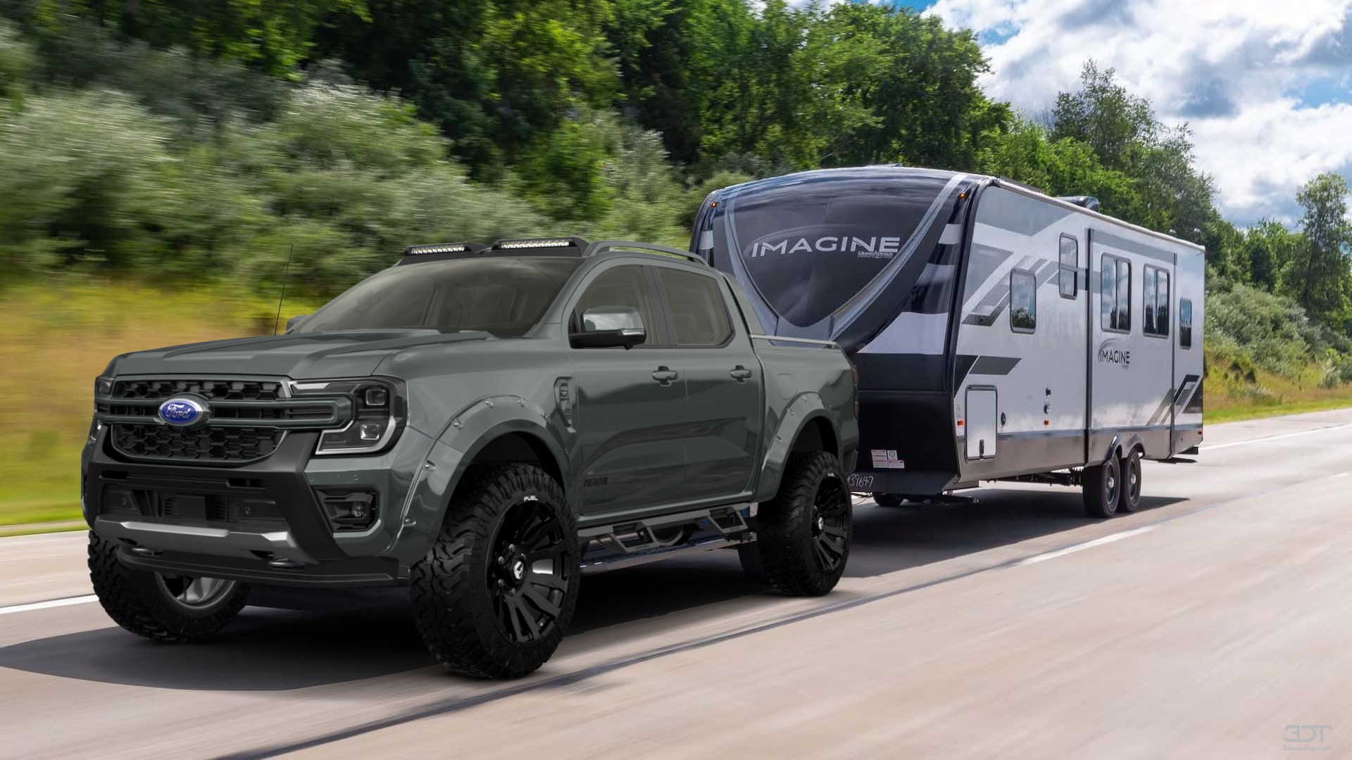 Ford Ranger 4 Door pickup truck 2022 tuning