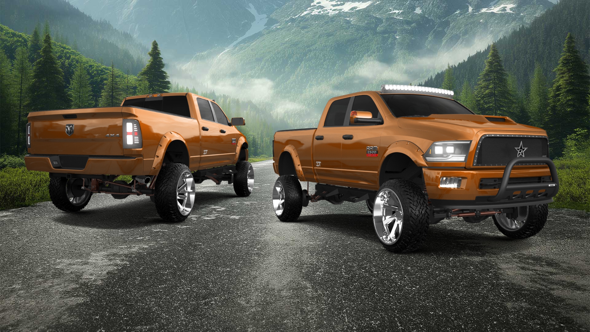 Dodge Ram 2500 4 Door Truck 2014