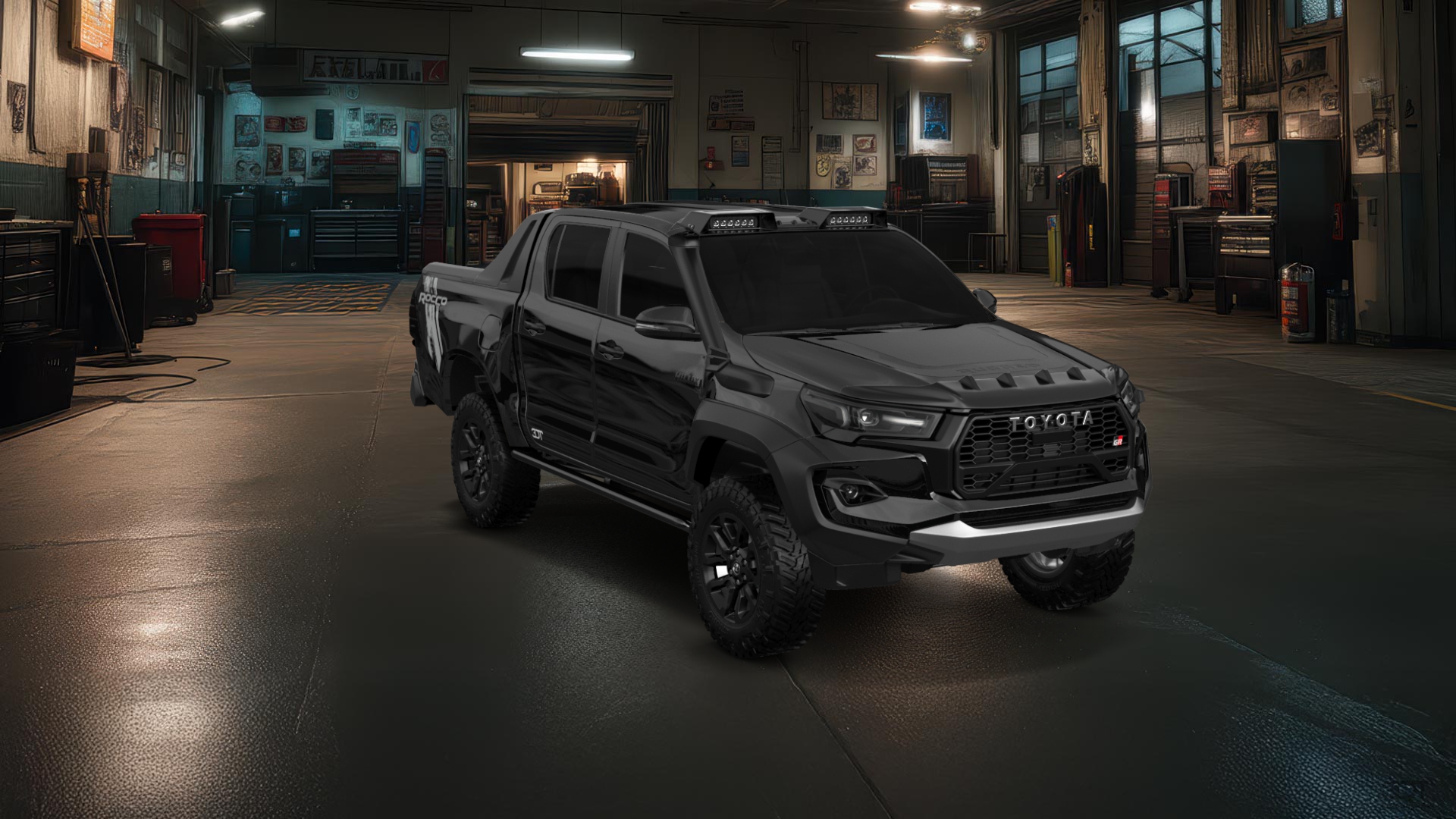 Toyota Hilux Double Cab 4 Door pickup truck 2015 tuning