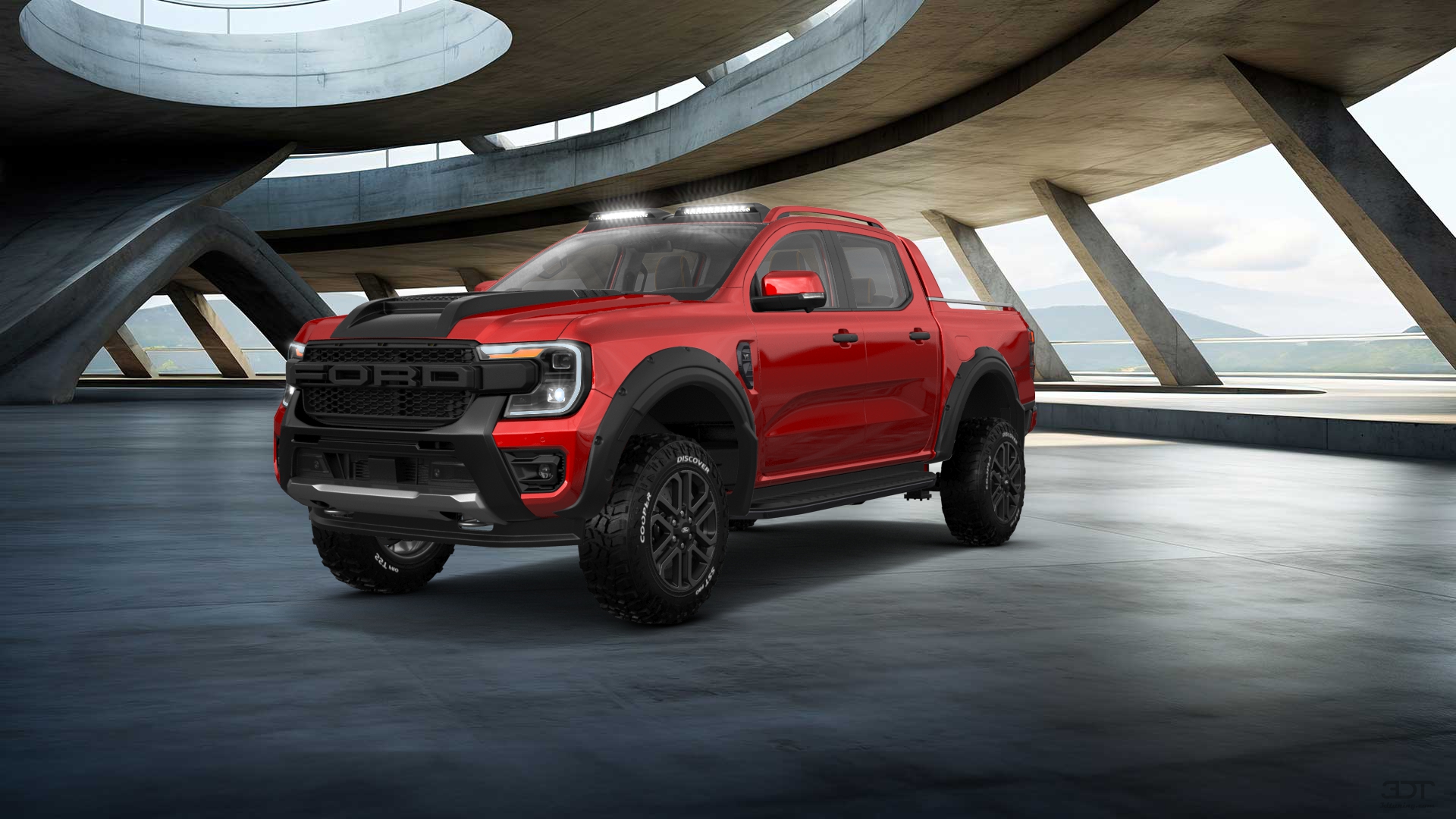 Ford Ranger 4 Door pickup truck 2022 tuning