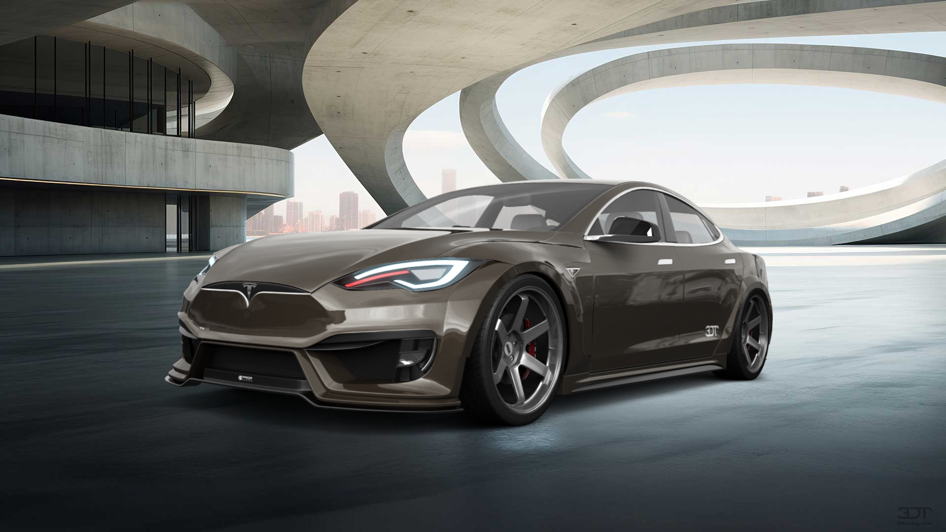Tesla Model S 5 Door Liftback 2013 tuning