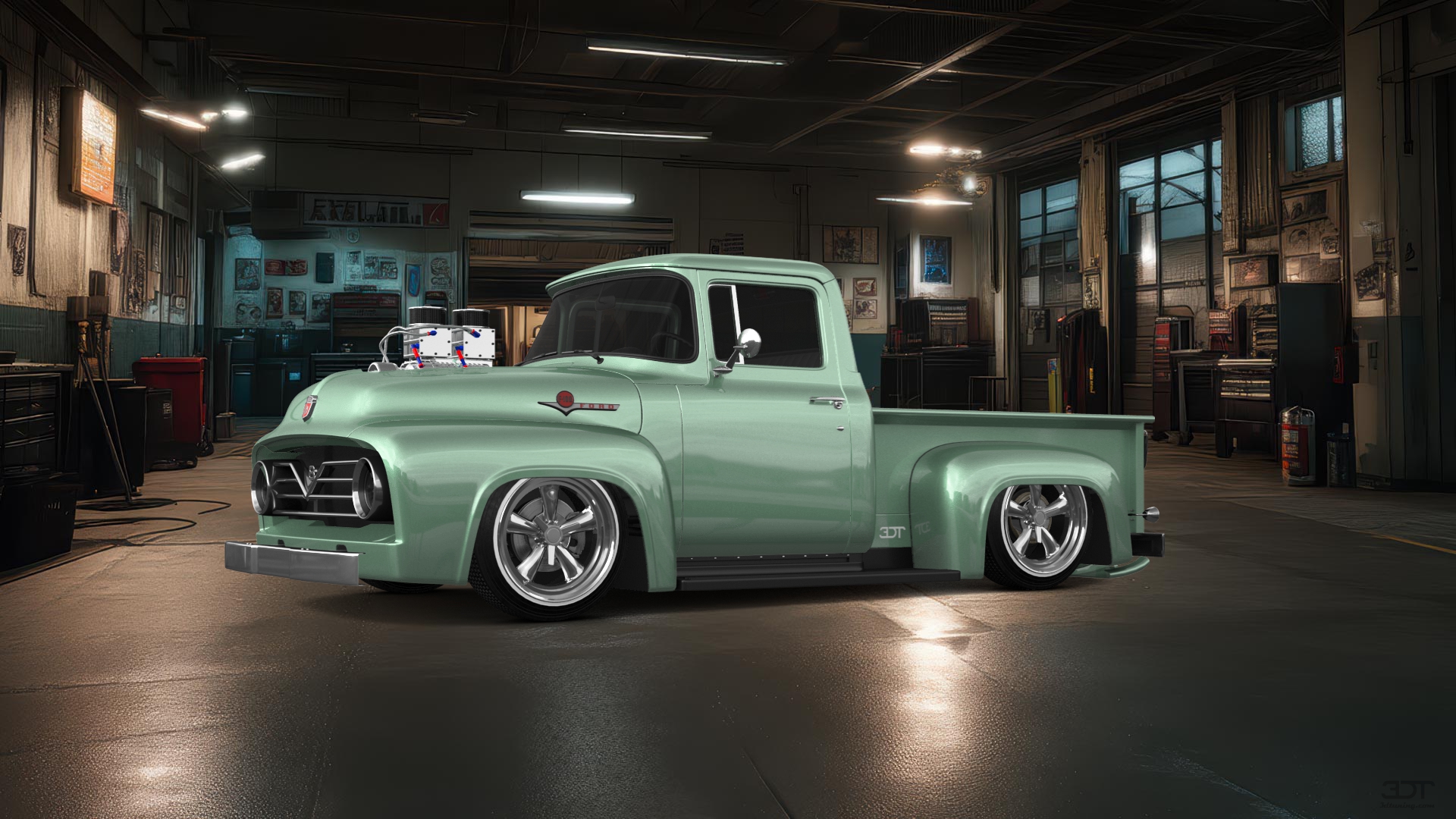 Ford F-100 2 Door truck 1956 tuning
