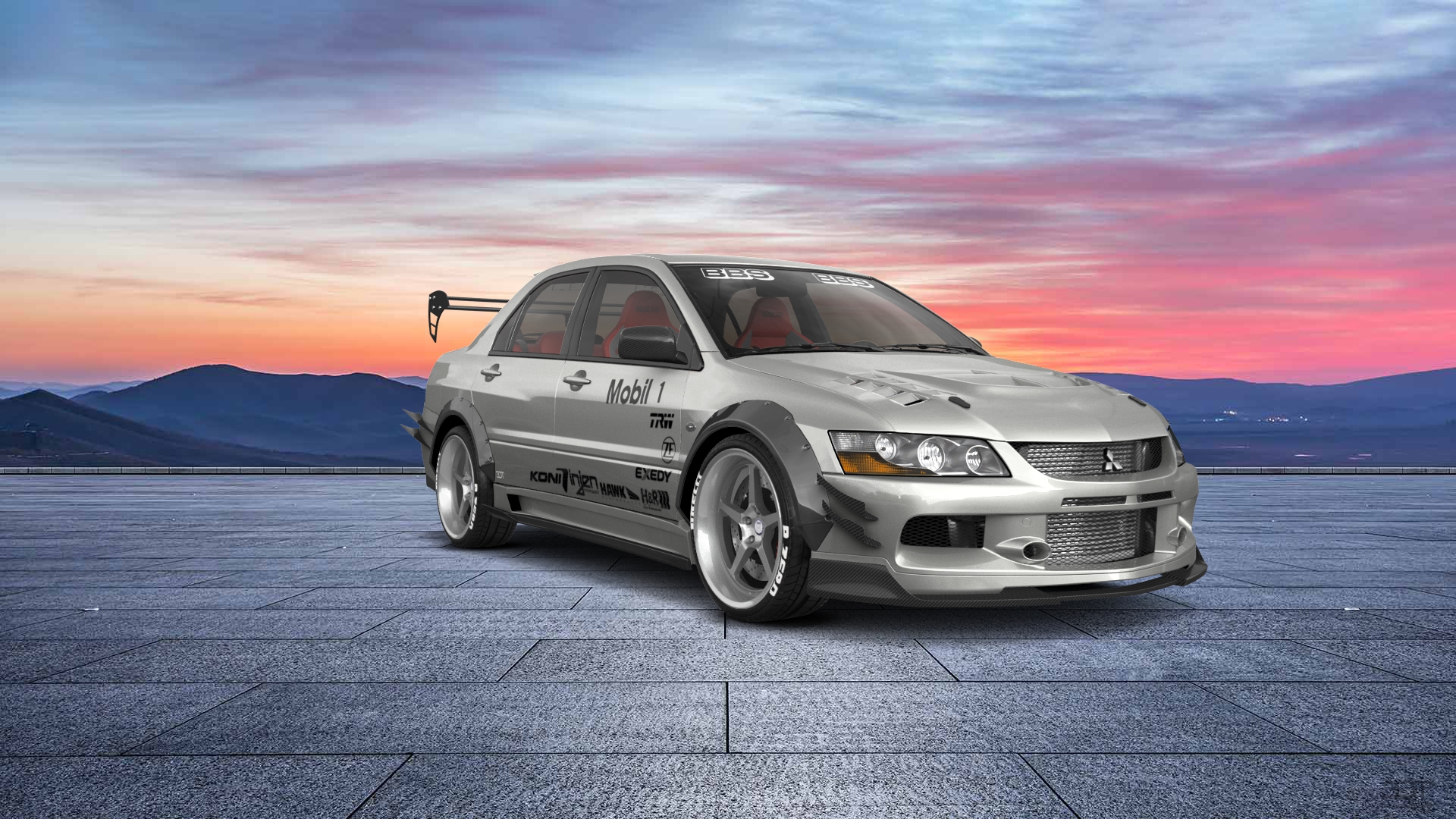 Mitsubishi Lancer Evo IX 4 Door Saloon 2005 tuning