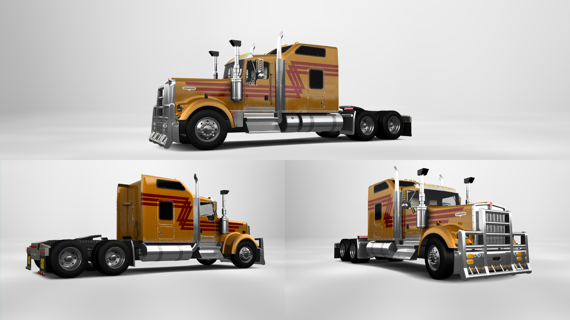 Kenworth W900 Sleeper Cab Truck 2015