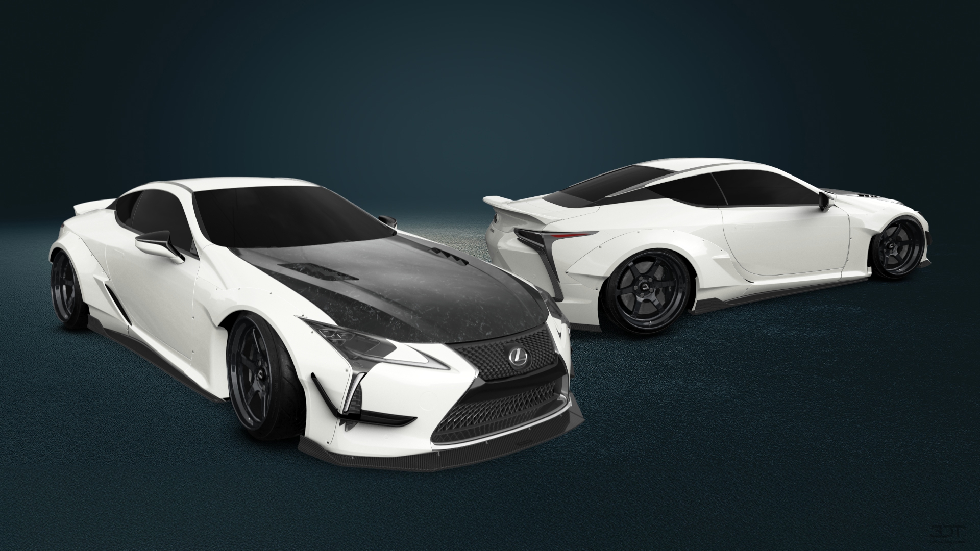 Lexus LC500 2 door fastback coupe 2017 tuning