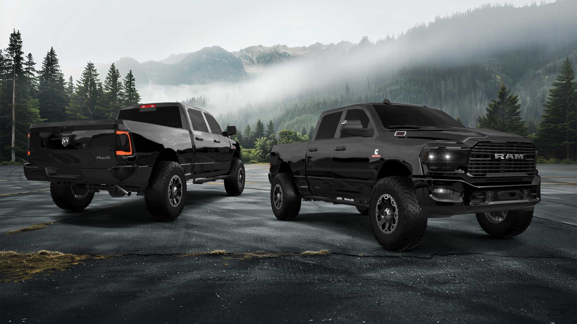 Dodge Ram 2500 4 Door pickup truck 2020 tuning