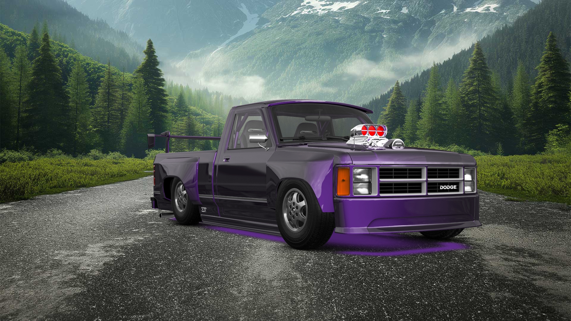 Dodge Dakota Regular Cab 2 Door pickup truck 1987 tuning