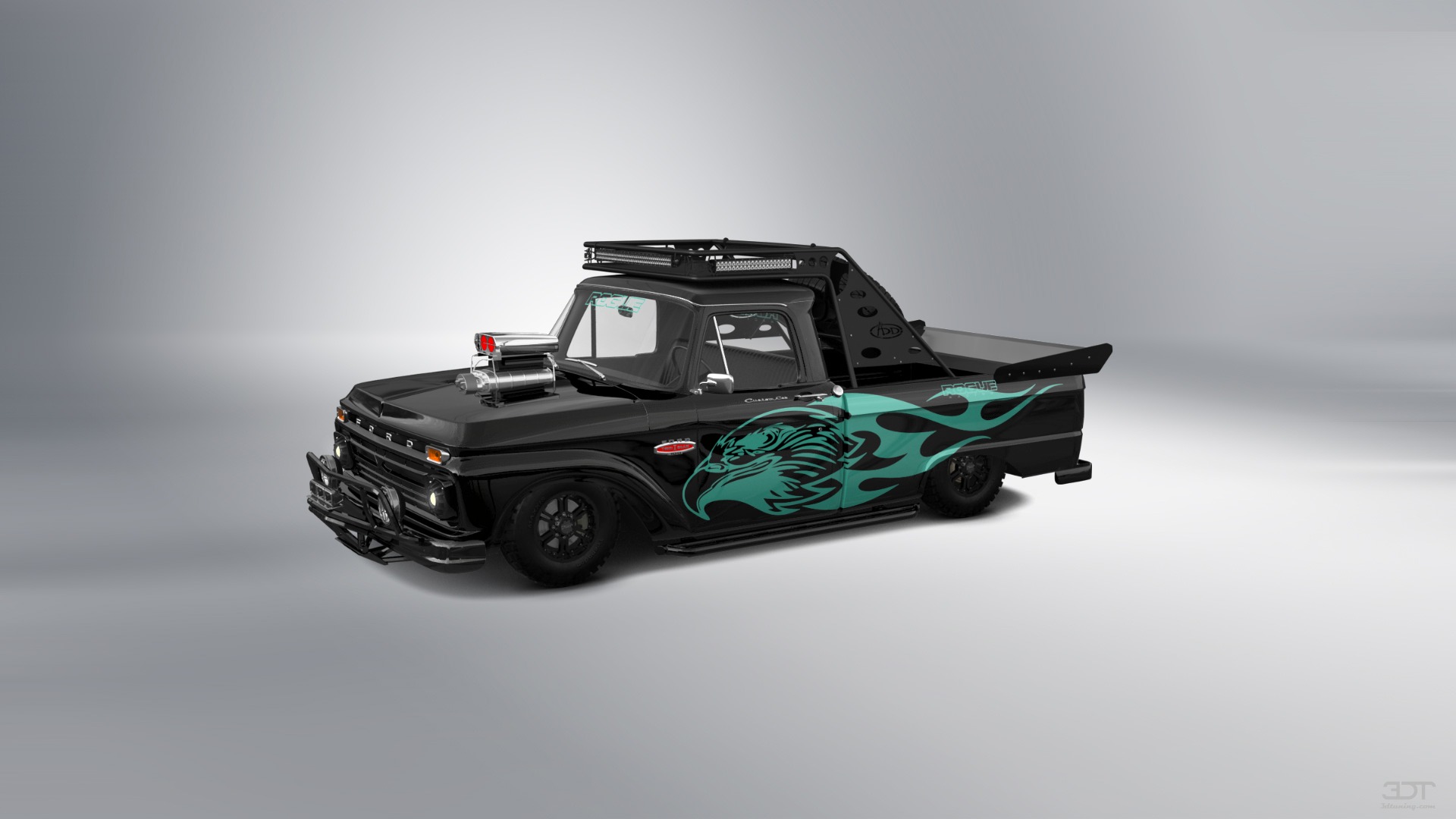 Ford F-100 Custom Cab 2 Door pickup truck 1966