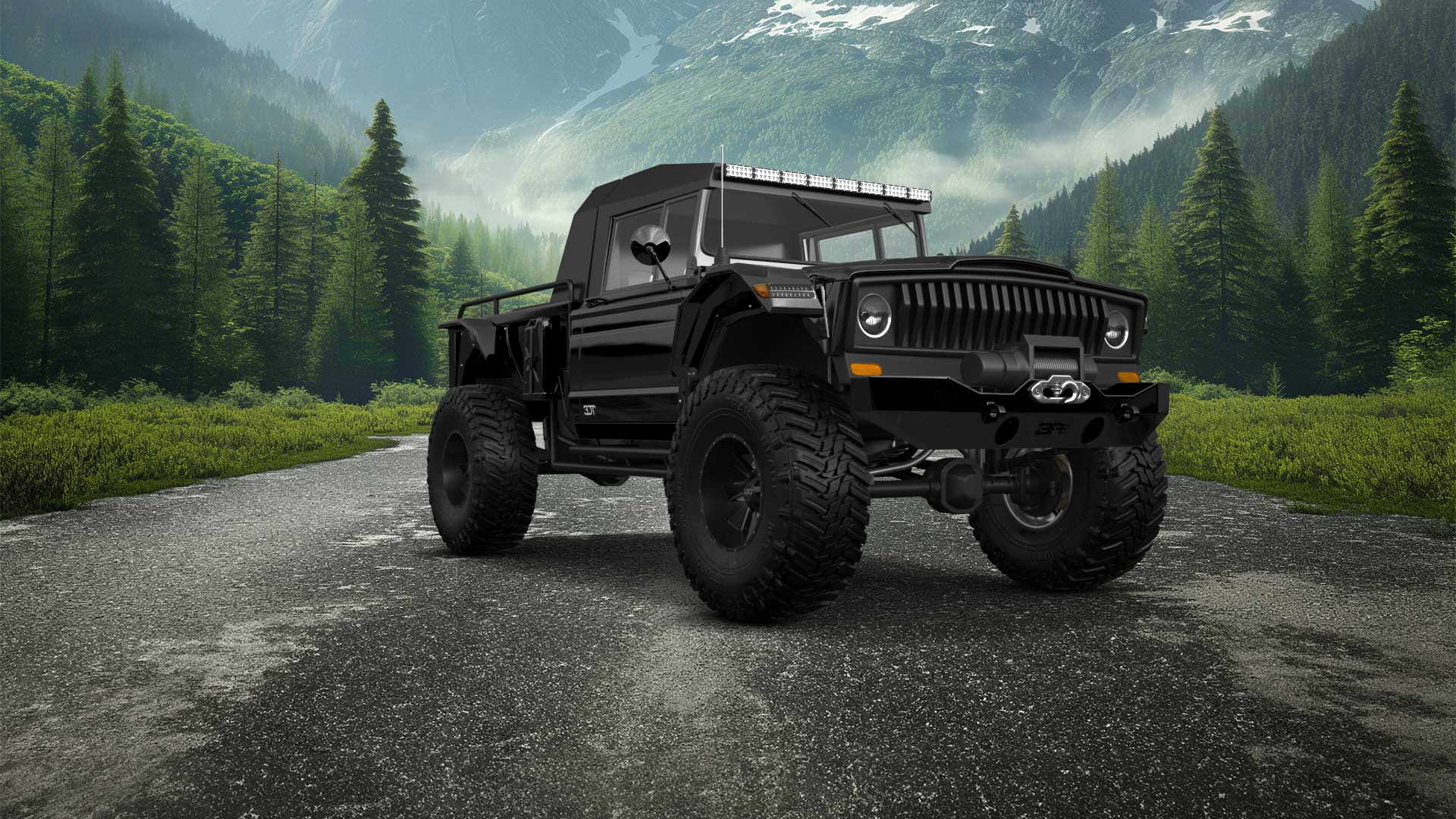 Jeep Kaiser M715 2 Door pickup truck 1968