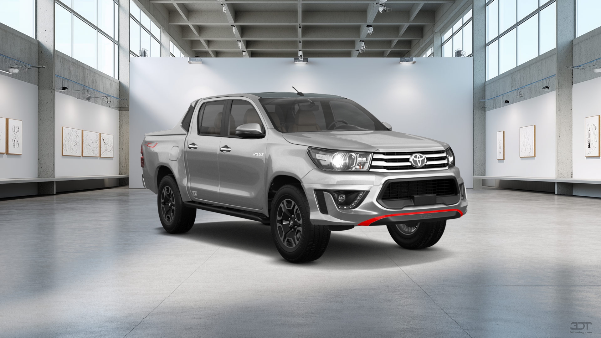 Toyota Hilux Double Cab 4 Door pickup truck 2015 tuning