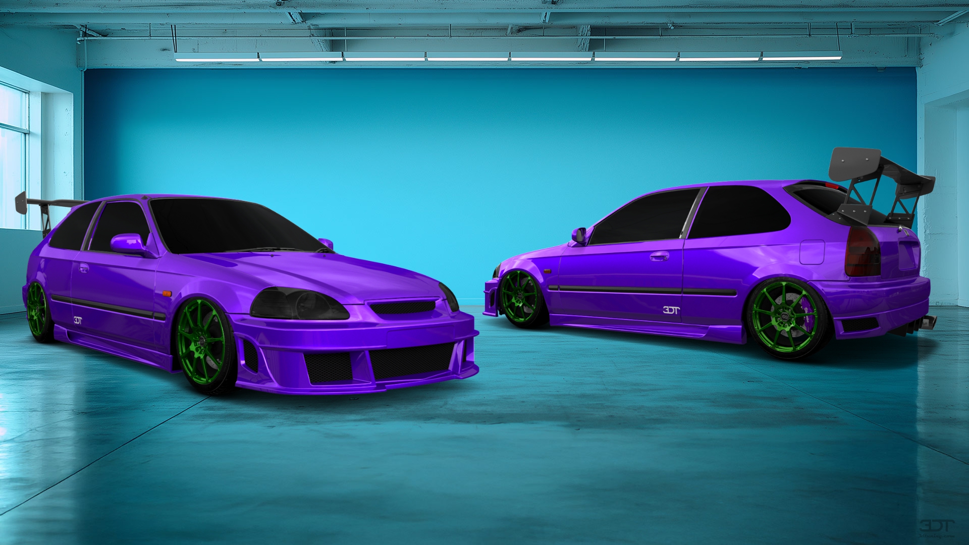 Honda Civic 3 Door Hatchback 1997 tuning