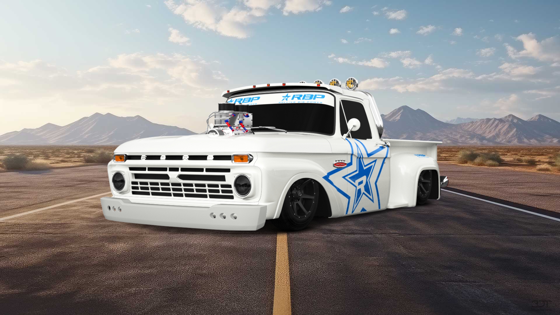 Ford F-100 Flareside 2 Door pickup truck 1961
