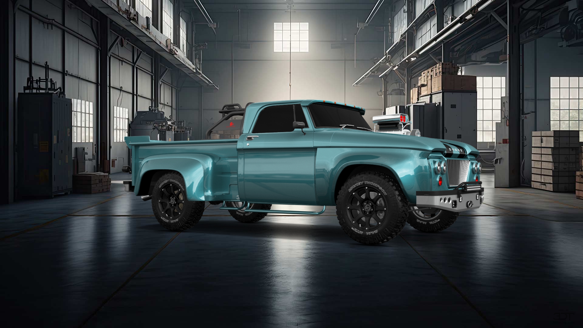 Dodge D-100 Stepside 2 Door pickup truck 1961