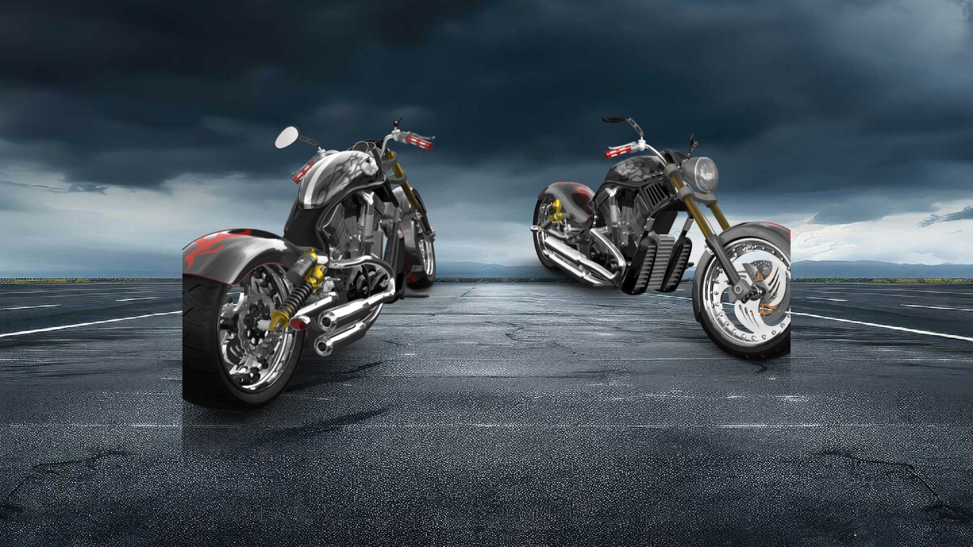 Harley-Davidson Custom Chopper Cruiser 2011