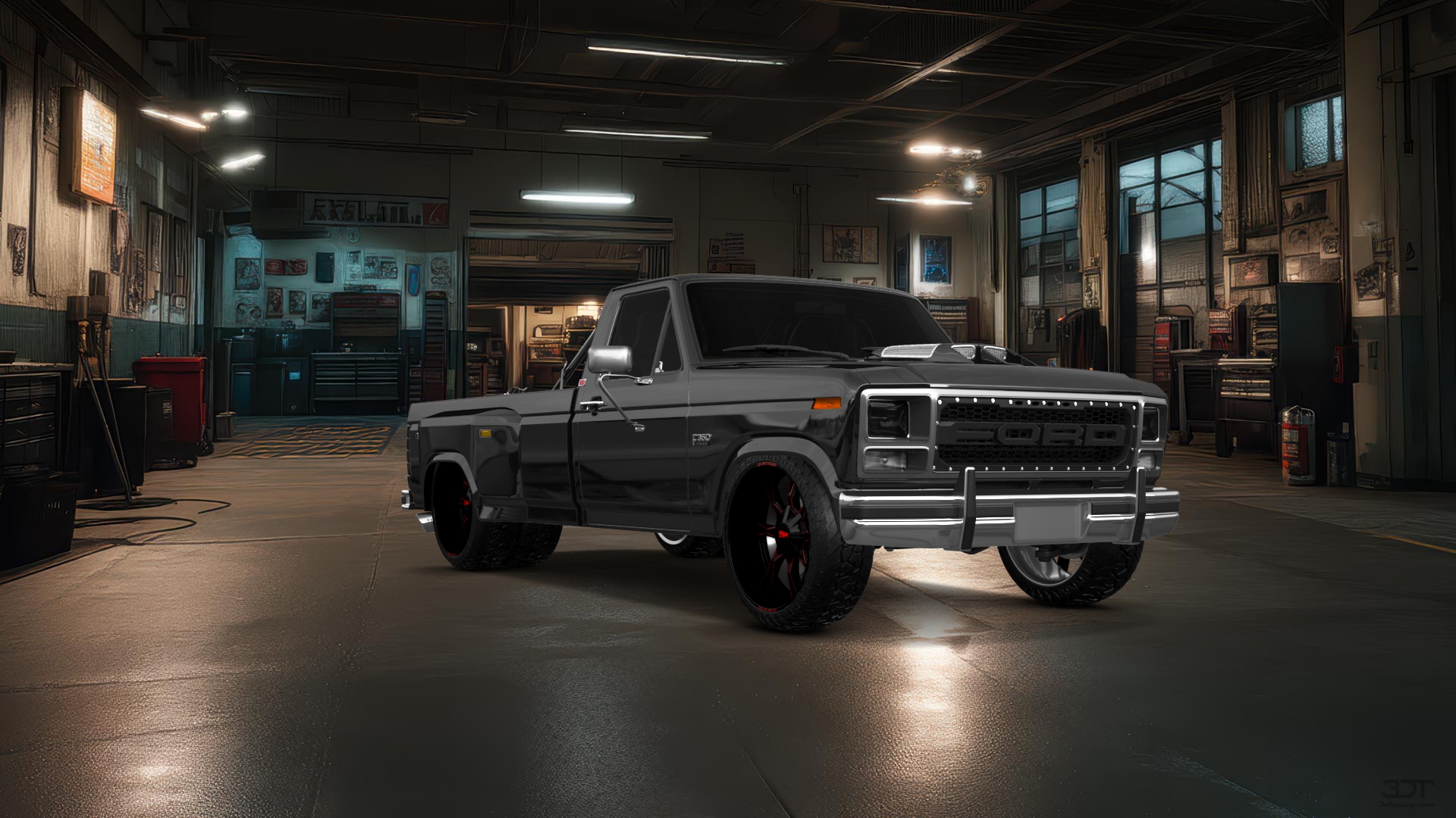 Ford F-350 Dually Regular Cab 2 Door pickup truck 1980 tuning