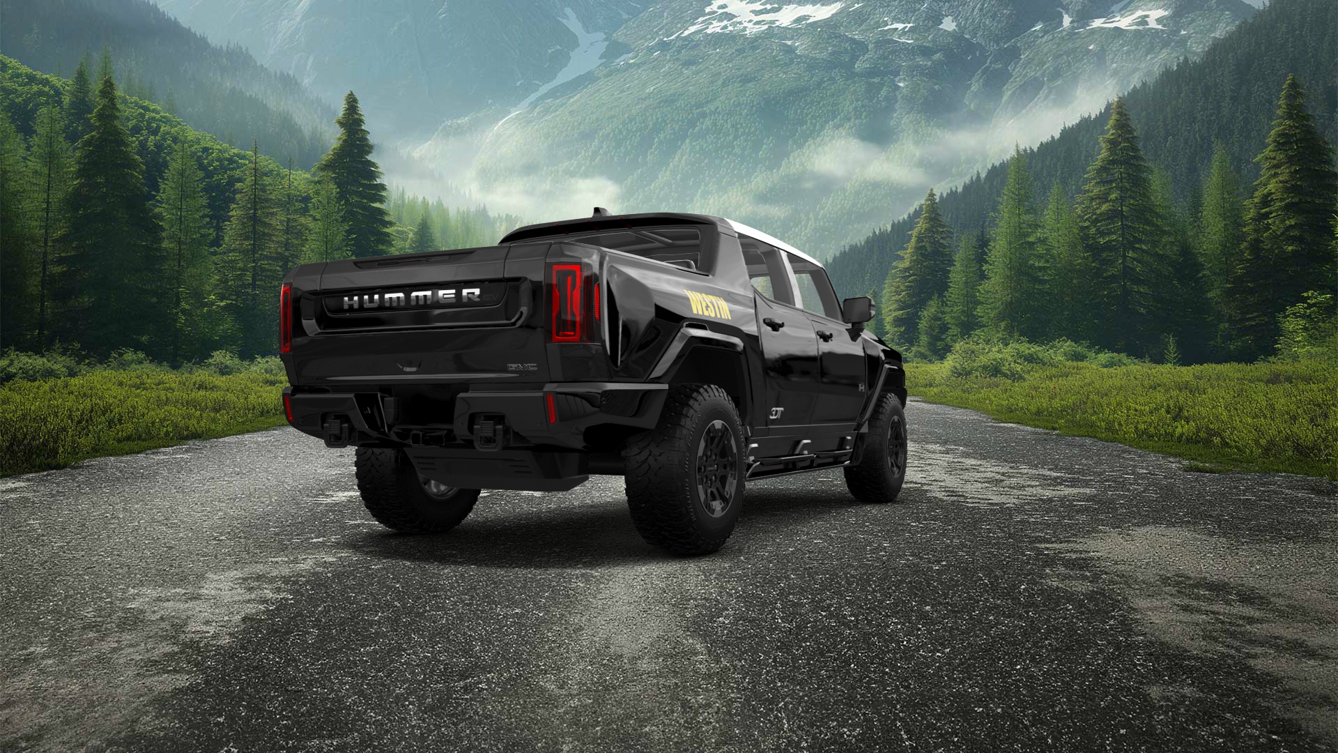 GMC Hummer EV 4 Door pickup truck 2021 tuning