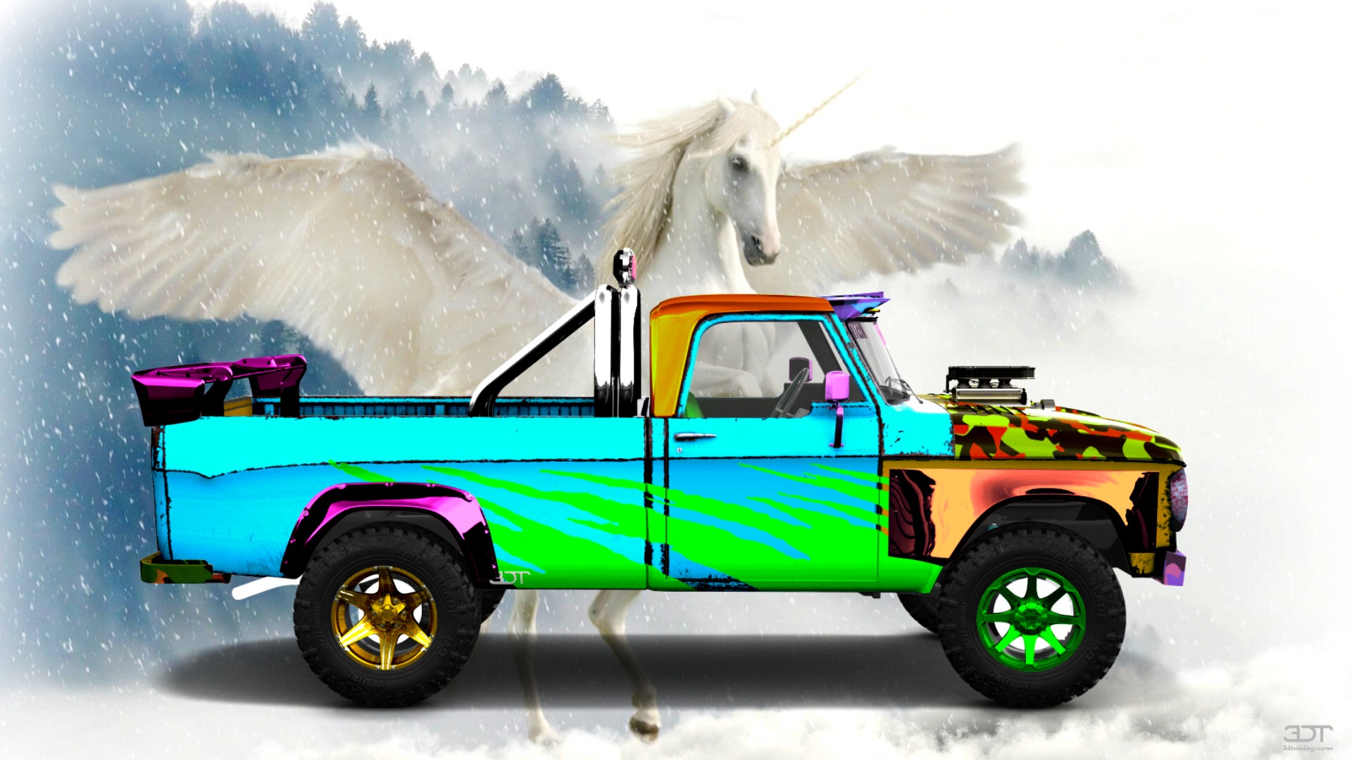 Dodge Power Wagon W200 2 Door pickup truck 1966 Images