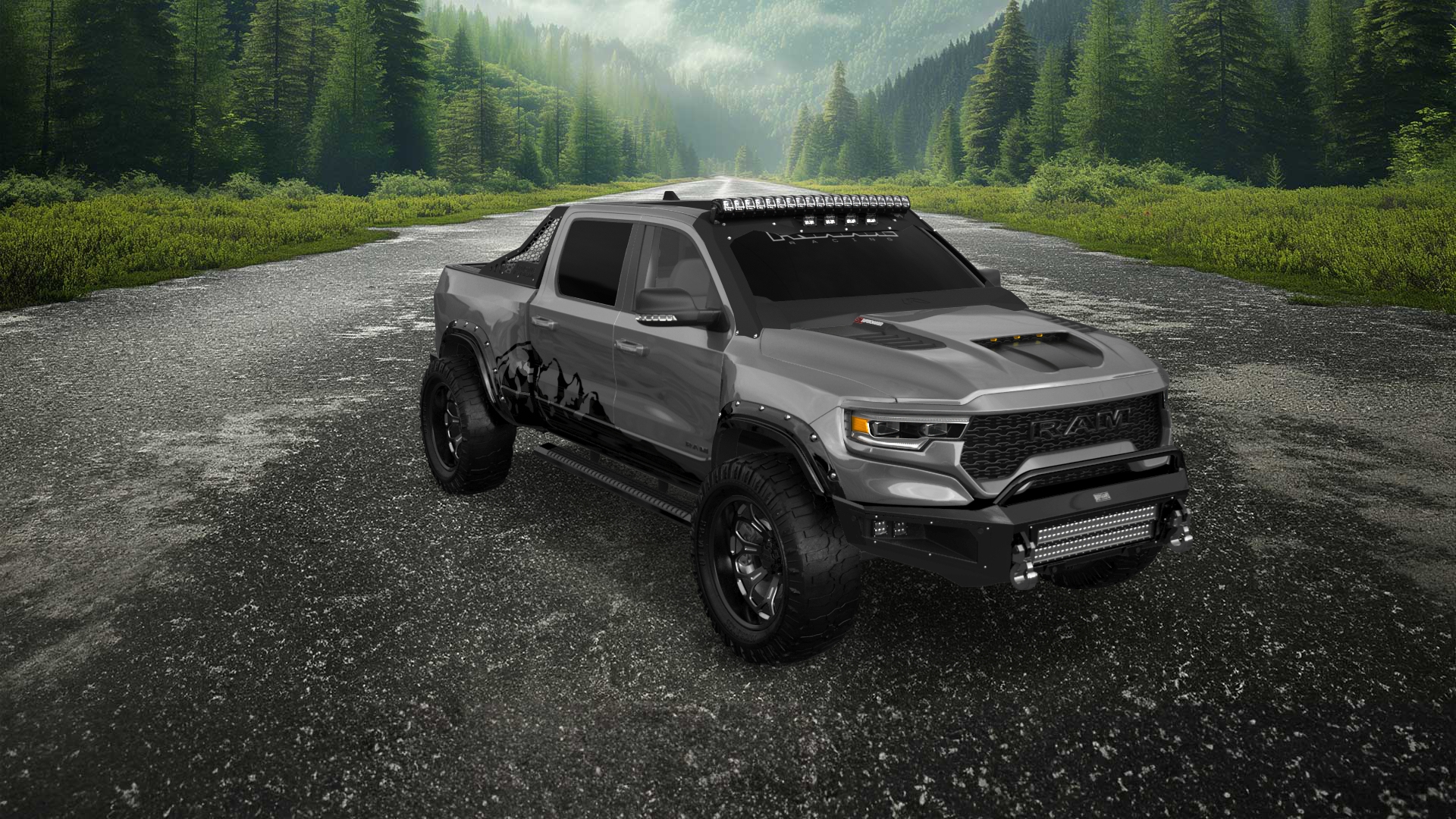Dodge Ram 1500 TRX 4 Door pickup truck 2021