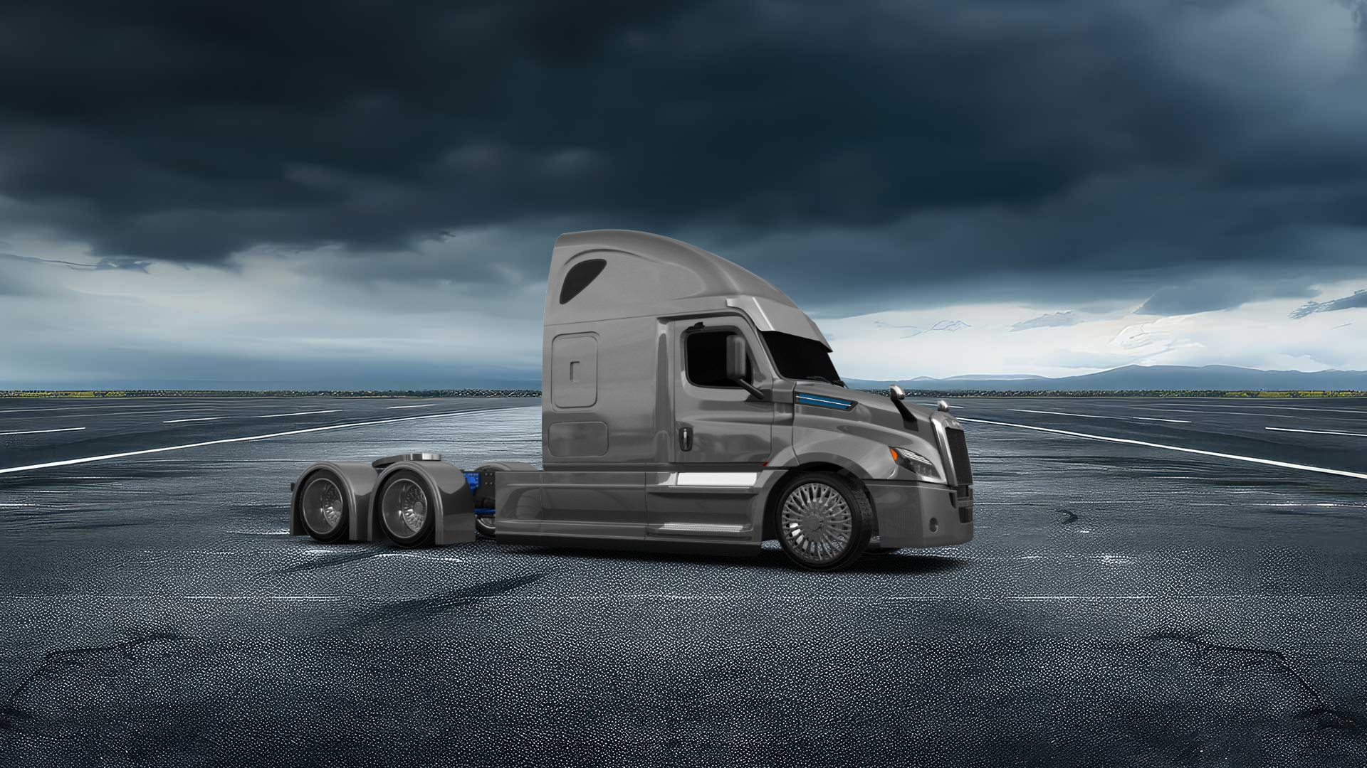 Freightliner Cascadia Sleeper Cab Truck 2018 tuning