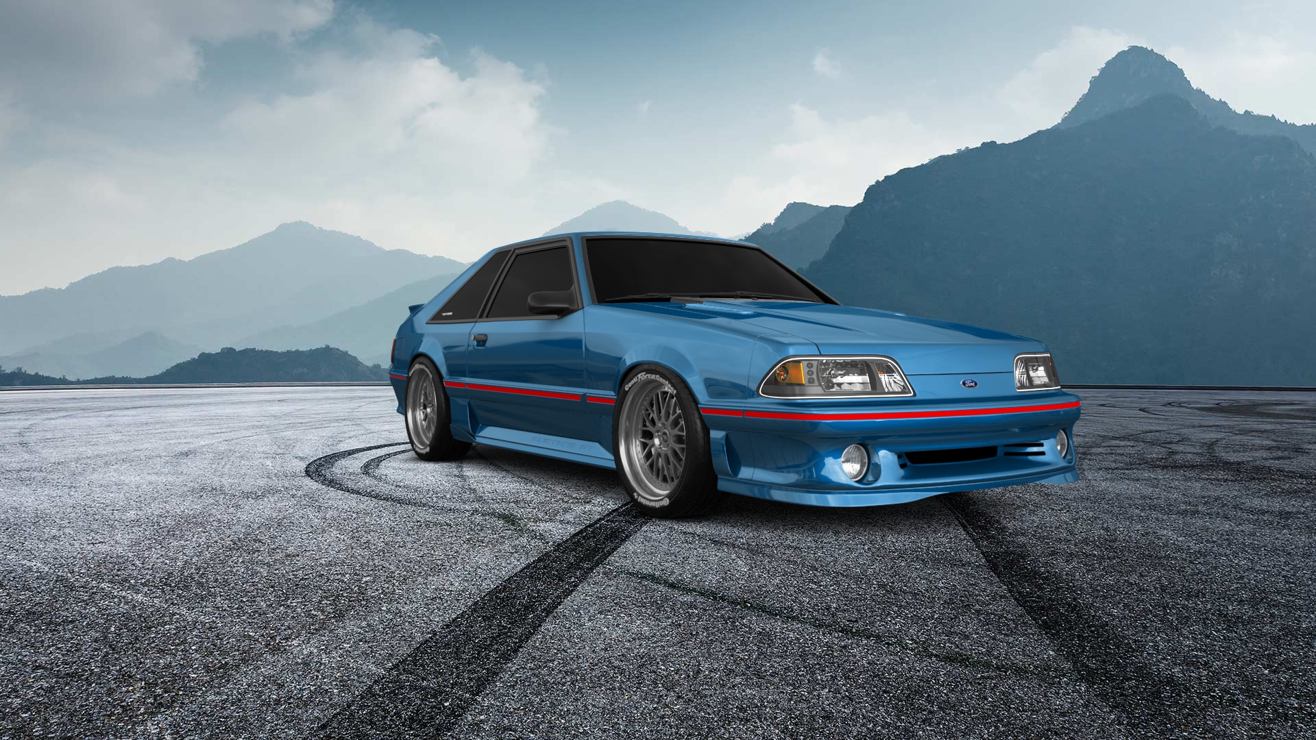 Ford Mustang 3 Door Hatchback 1988 tuning