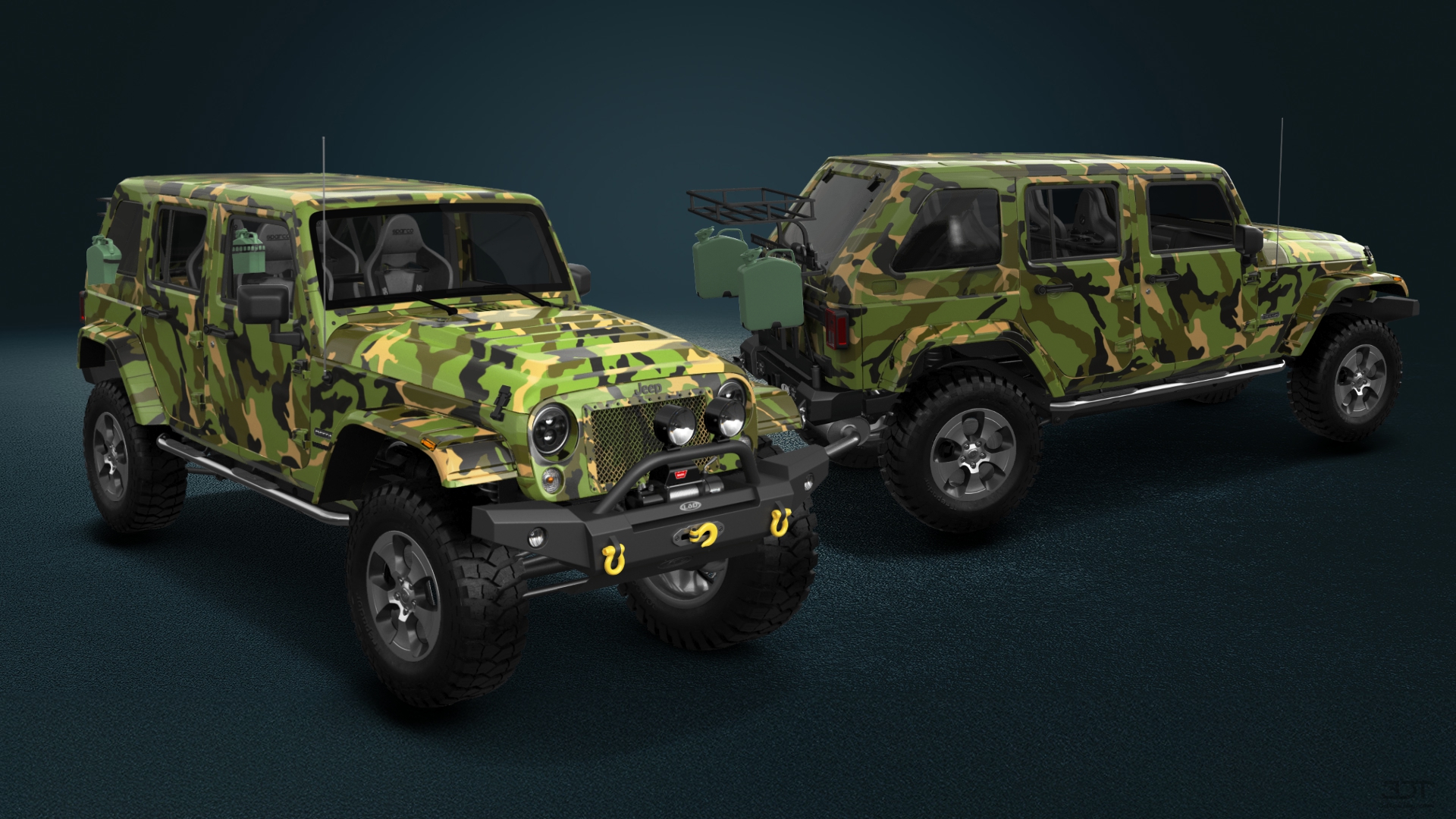 Jeep Wrangler Unlimited JK Rubicon Recon 4 Door SUV 2017