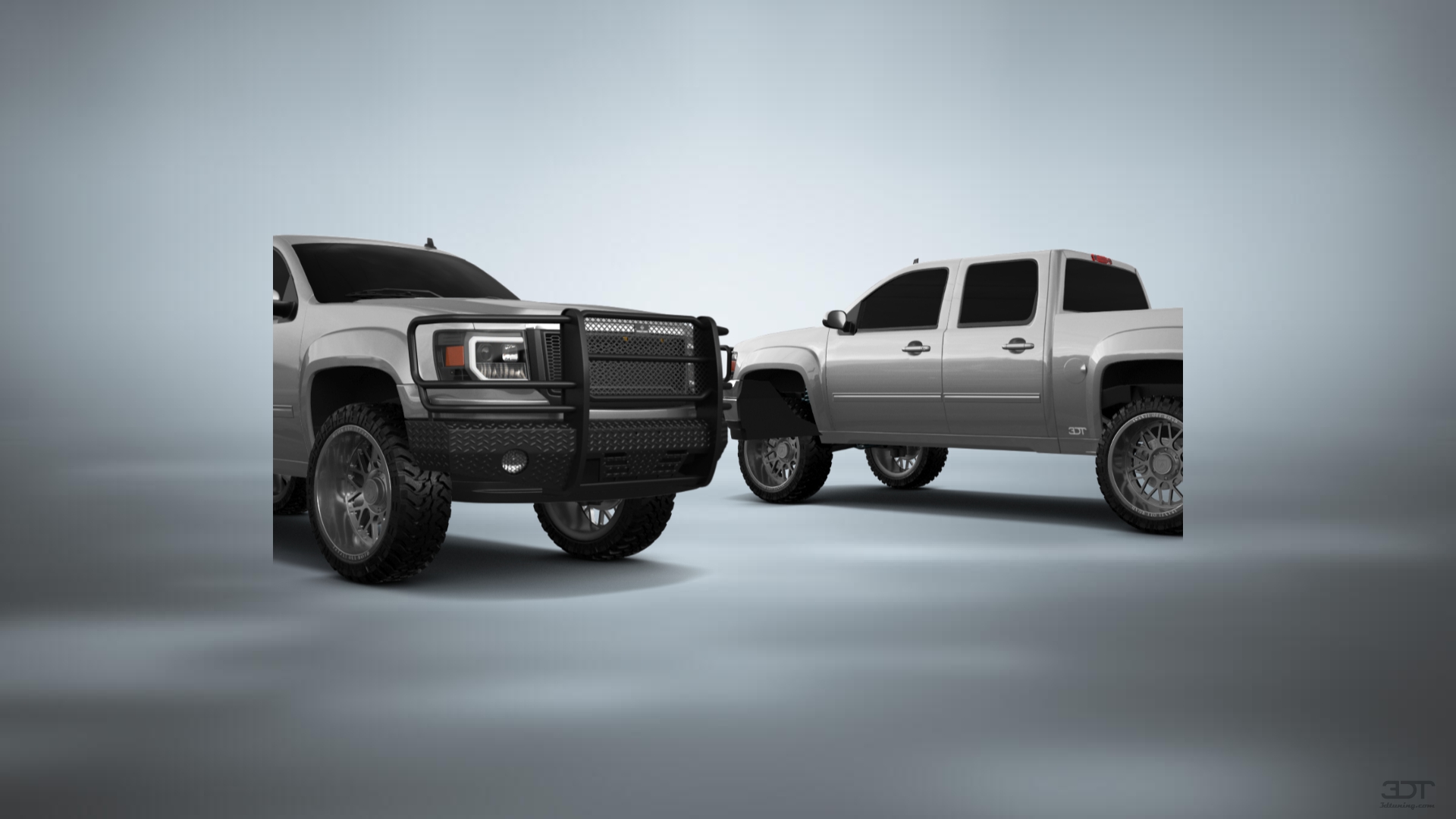 GMC Sierra 1500 Crew Cab 5.8 ft box 4 Door pickup truck 2007 tuning