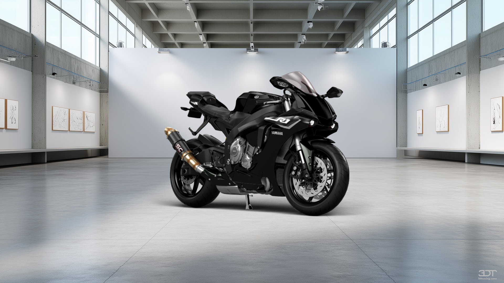 Tuning Yamaha YZF R1 Sport Bike 2015