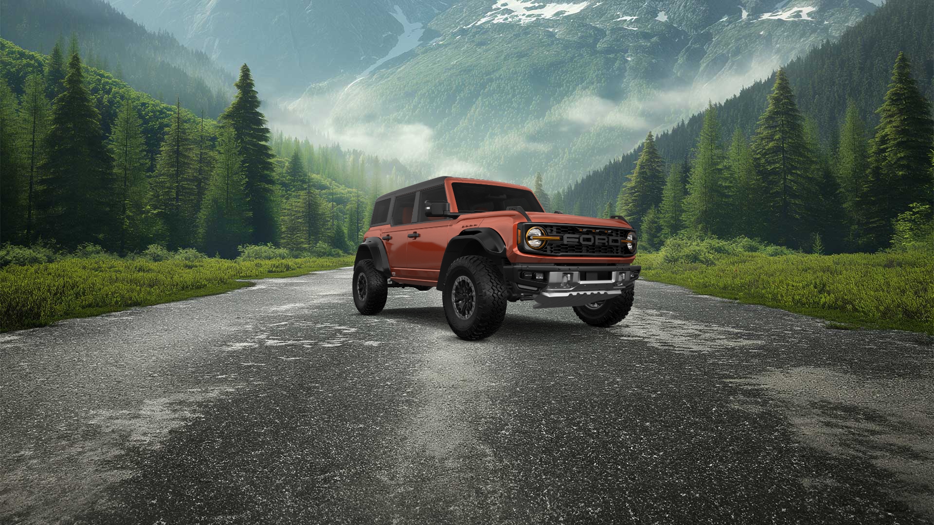 Ford Bronco Raptor 4 Door pickup truck 2022 Images