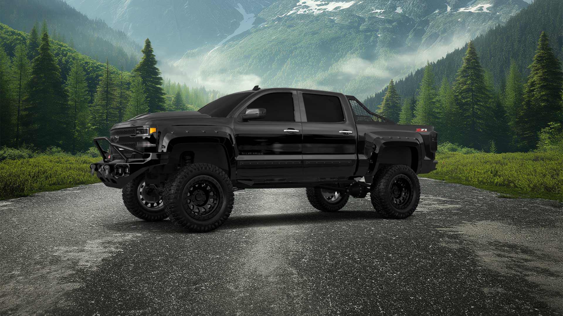 Chevrolet Silverado 1500 4 Door pickup truck 2016 tuning