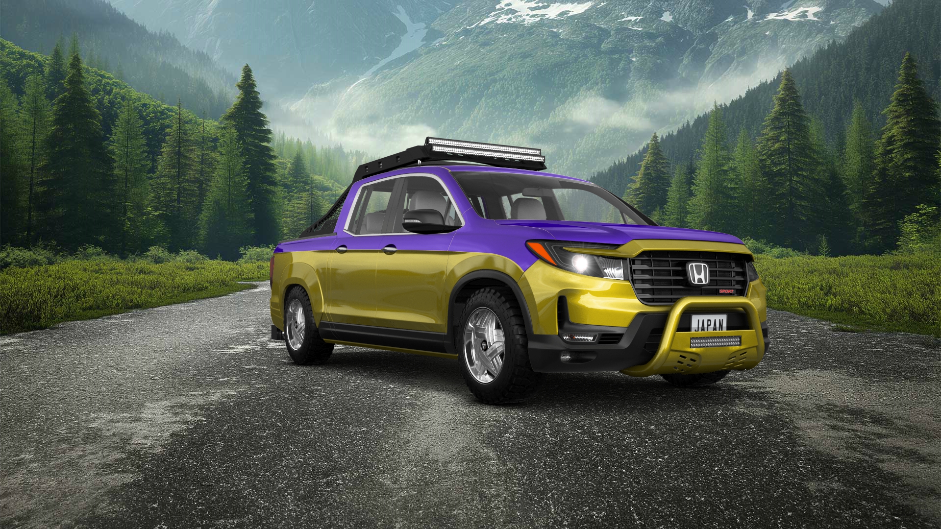 Honda Ridgeline 4 Door pickup truck 2021 tuning