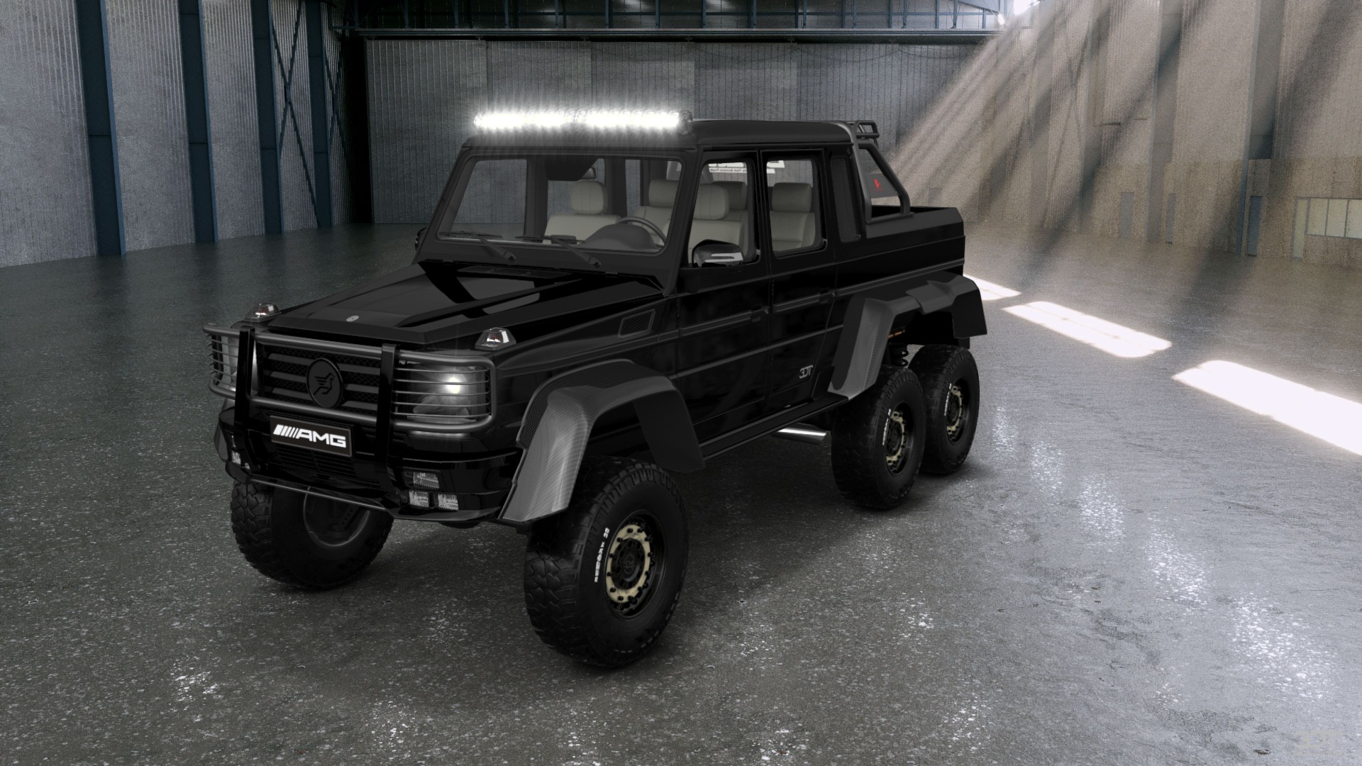 Mercedes G 63 AMG 6x6 4 Door pickup truck 2013 tuning