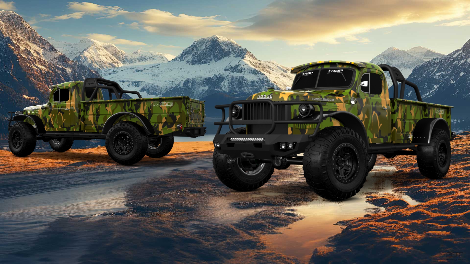 Dodge Power Wagon 2 Door pickup truck 1947 tuning