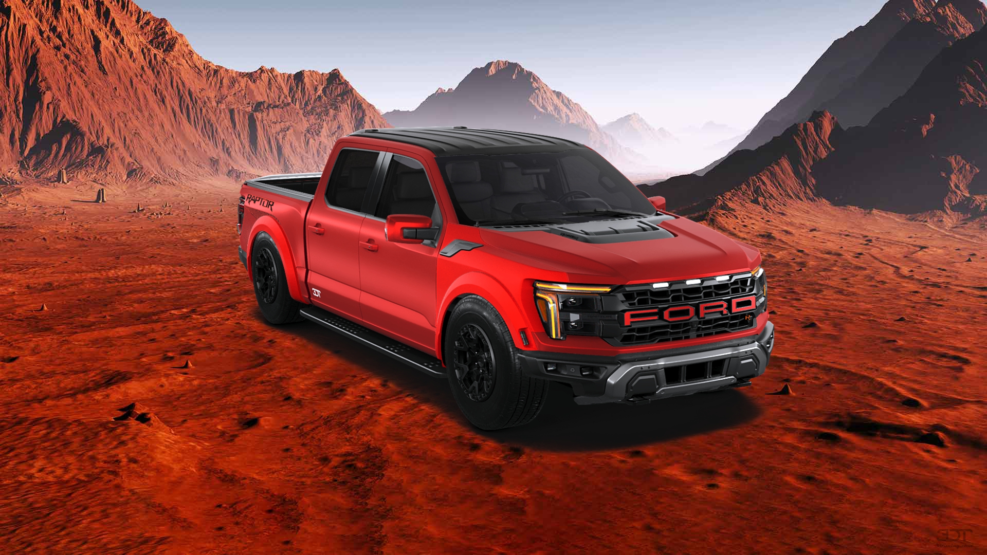 Ford F-150 Raptor 4 Door pickup truck 2024 Images