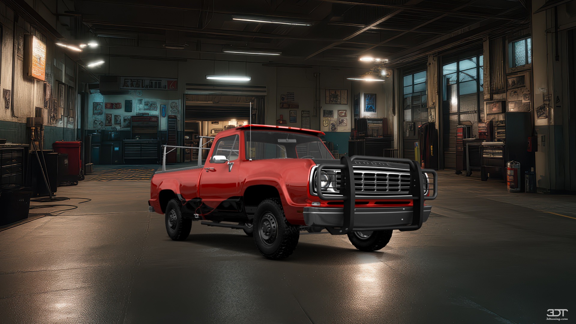 Dodge Power Wagon W200 2 Door pickup truck 1972 tuning
