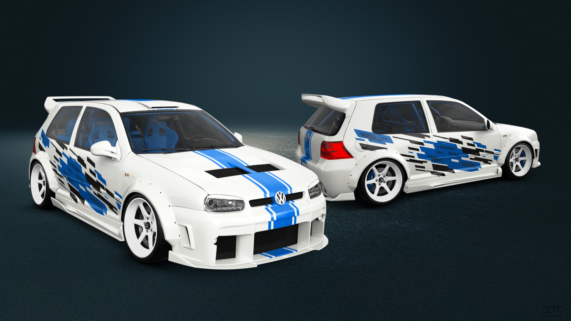 Volkswagen Golf 4 (mk4) 3 Door Hatchback 1997 tuning