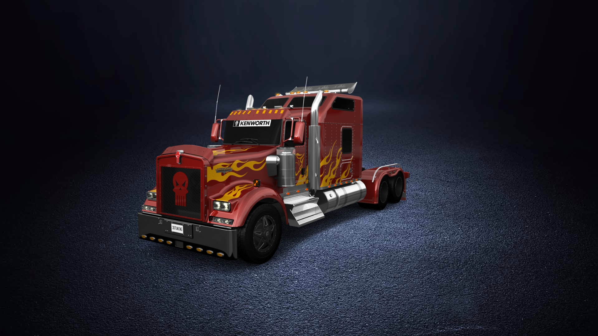 Kenworth W900 Sleeper Cab Truck 2015