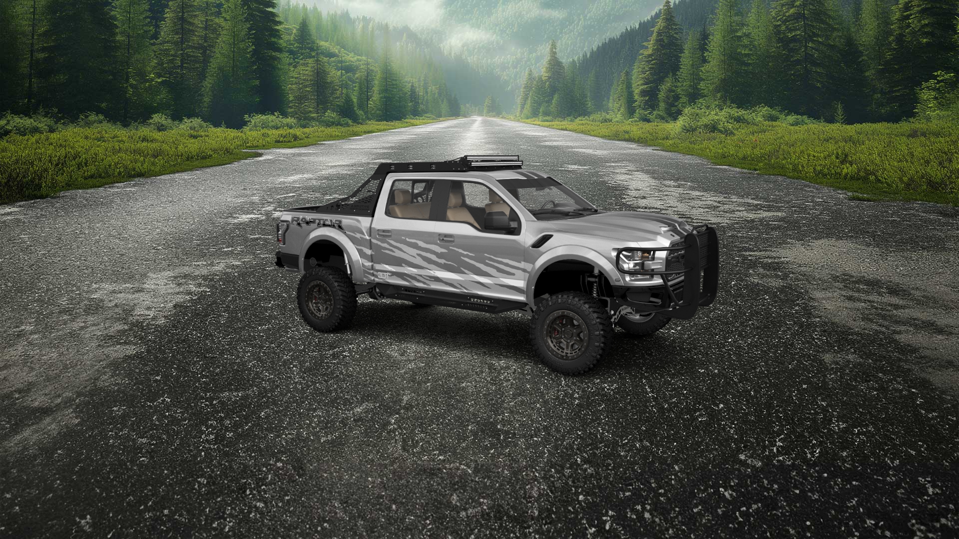 Ford F-150 Raptor 4 Door pickup truck 2017