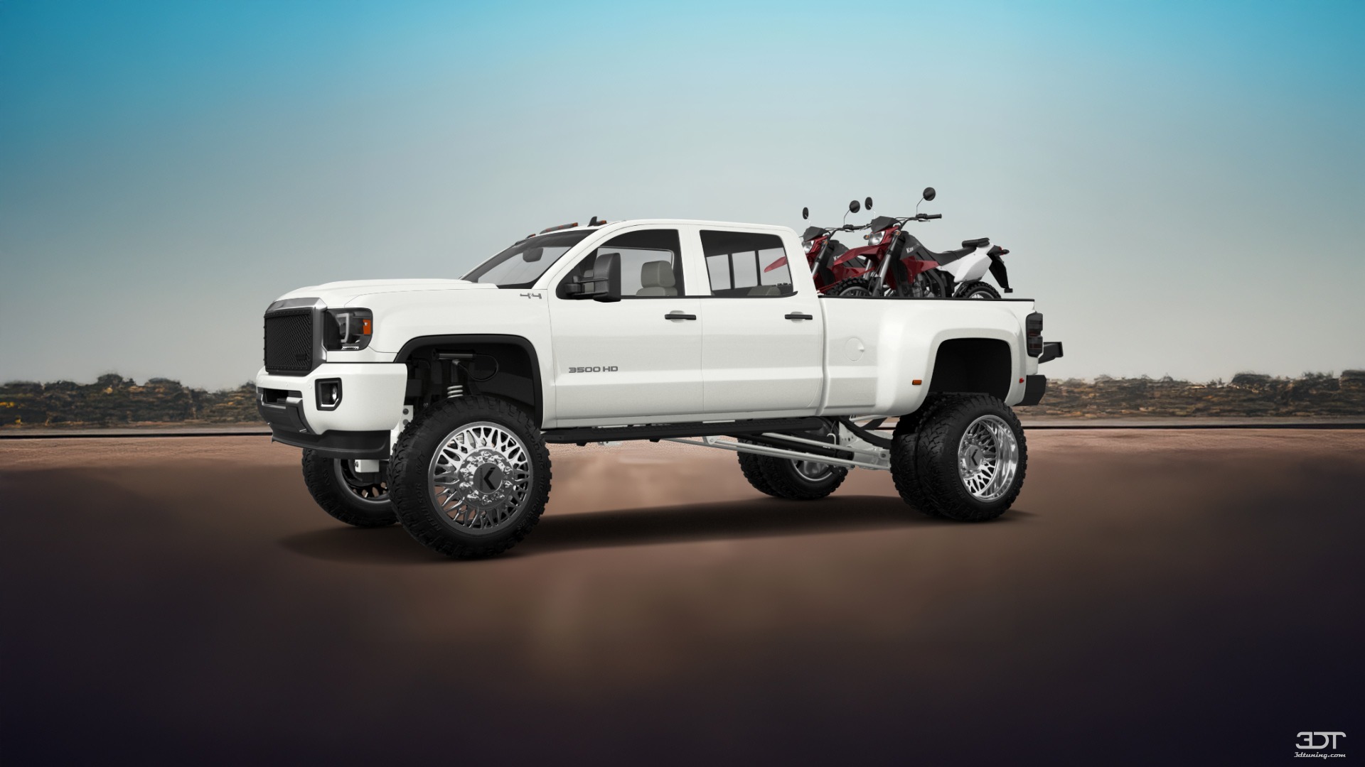 GMC Sierra 3500 HD Crew Cab 4 Door pickup truck 2015 tuning