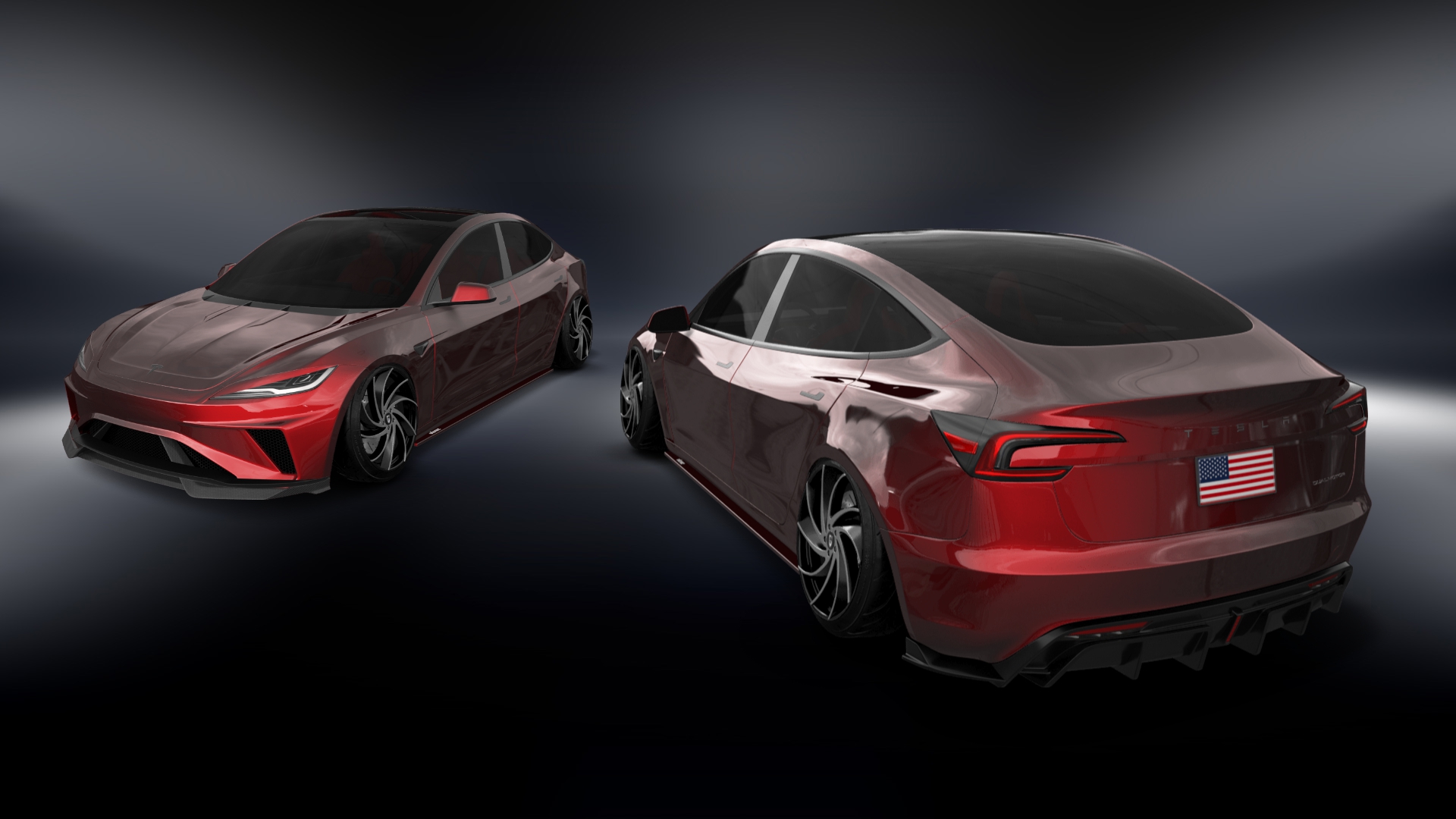 Tesla Model 3 4 Door Saloon 2023 tuning