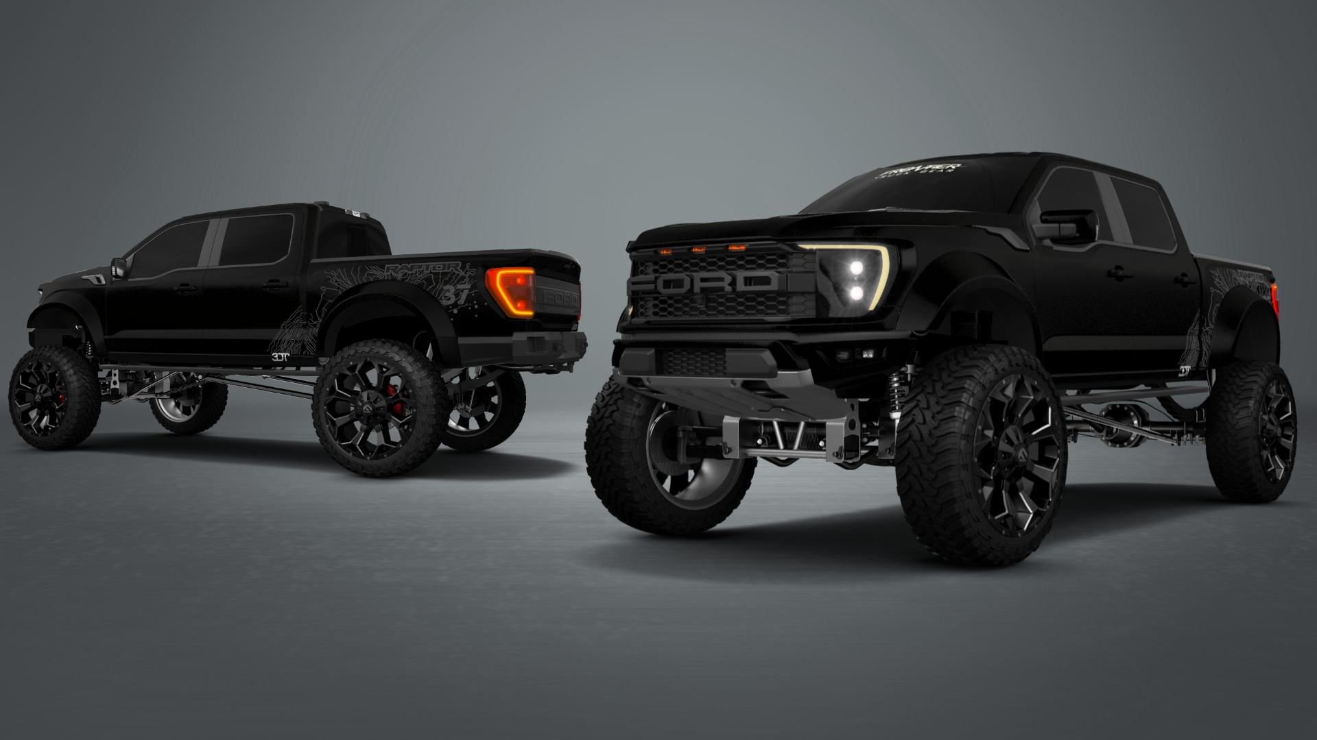 Ford F-150 Raptor 4 Door pickup truck 2021