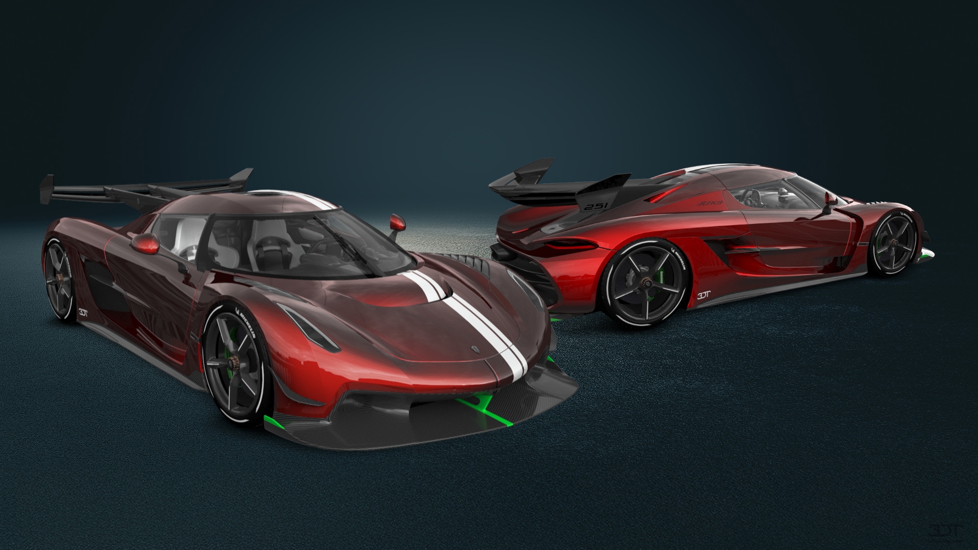 Koenigsegg Jesko 2 door targa top 2020