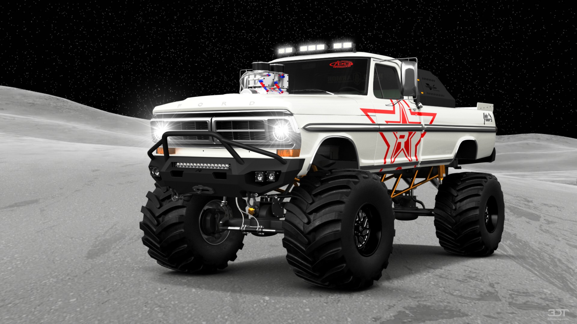 Ford F-250 2 Door pickup truck 1971 tuning
