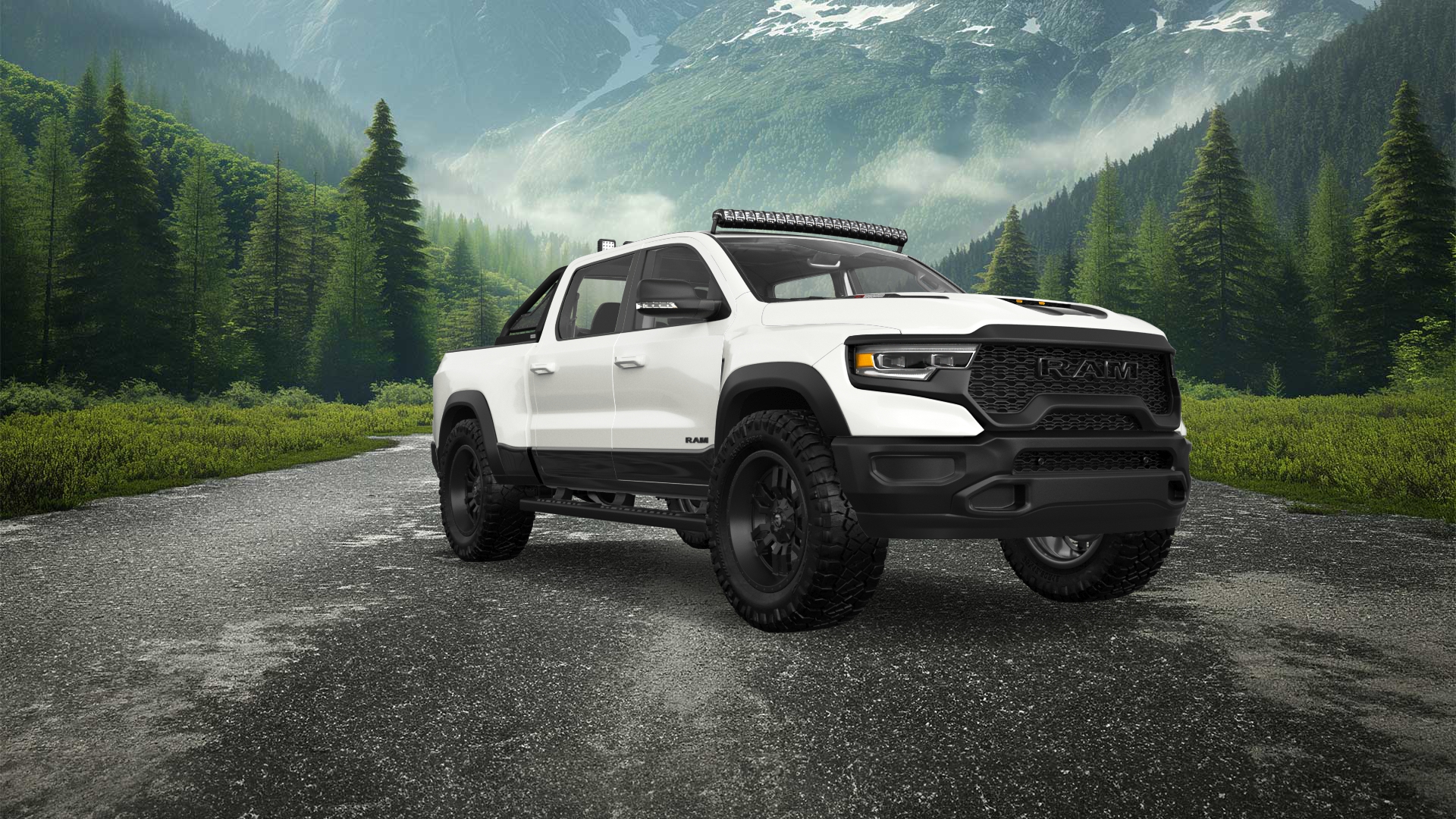 Dodge Ram 1500 TRX 4 Door pickup truck 2021 tuning