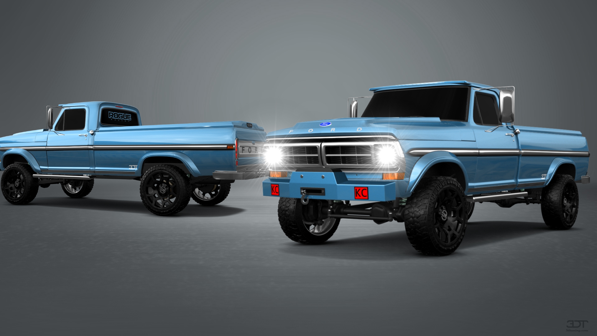 Ford F-250 2 Door pickup truck 1971 tuning