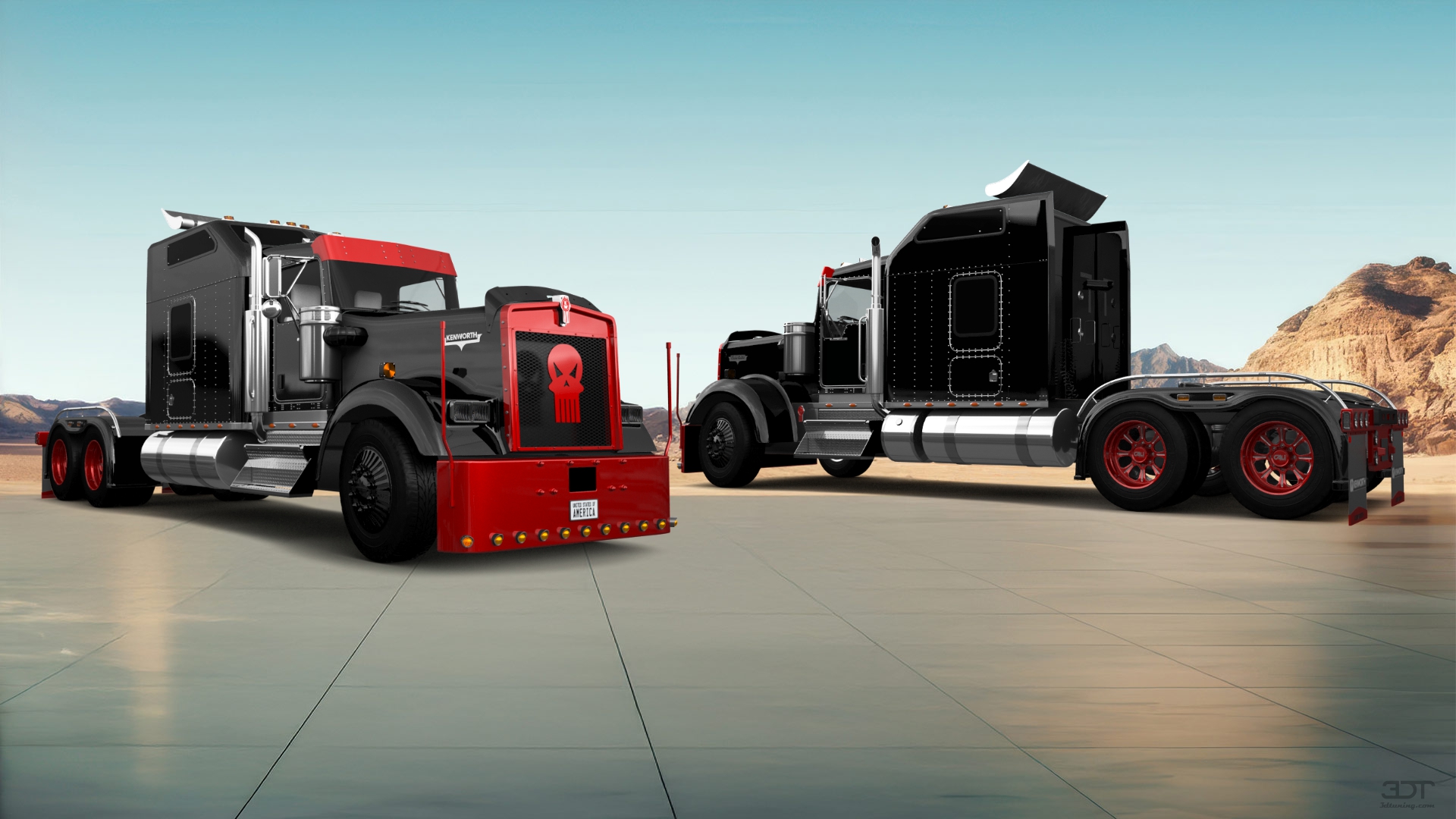 Kenworth W900 Sleeper Cab Truck 2015 tuning